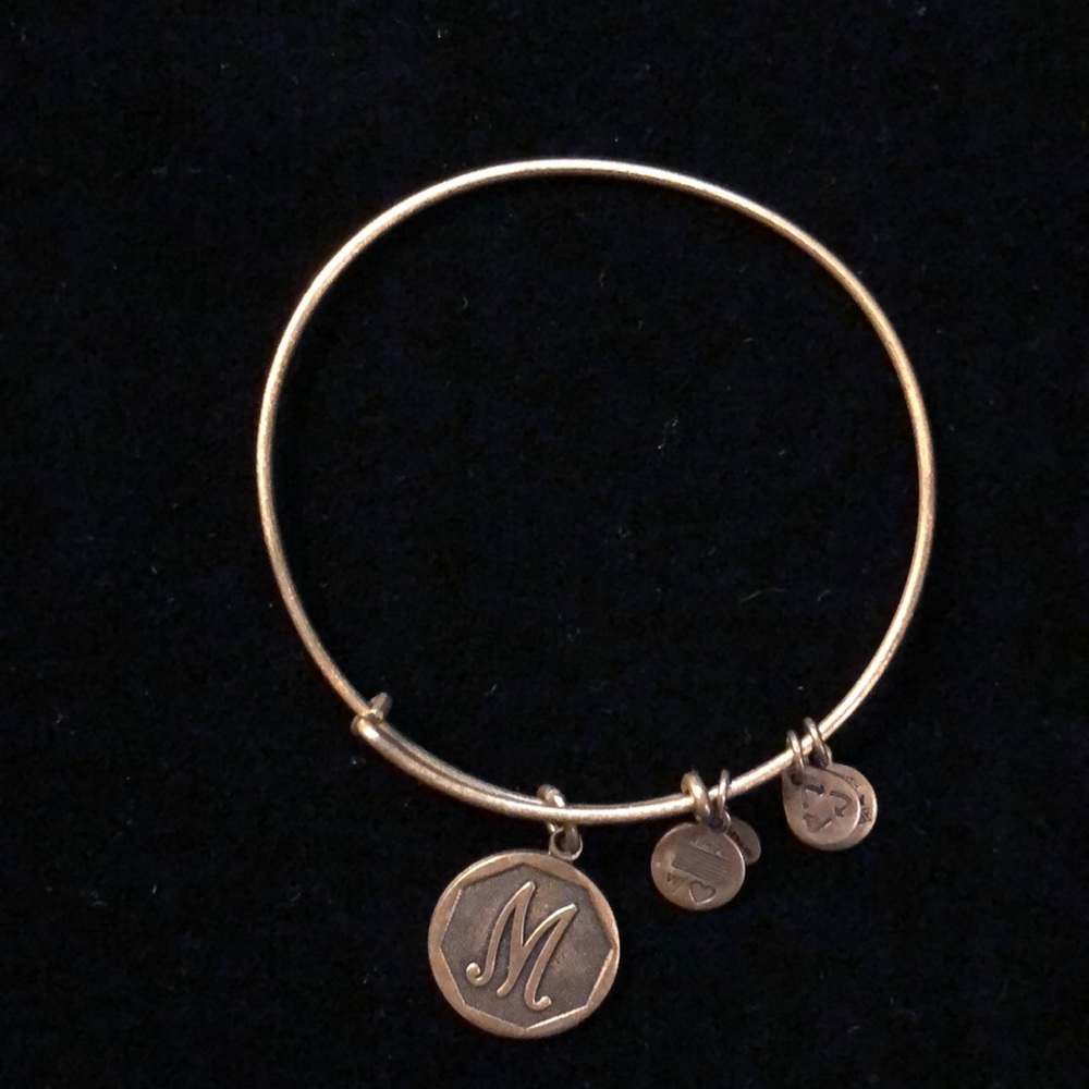 Alex and Ani monogram bracelet